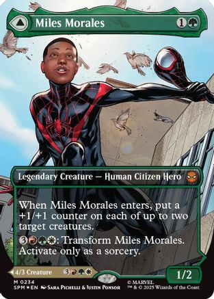 Miles Morales (0234) (Borderless) (SPM-234) - Marvel's Spider-Man Foil - for just $10.04! 