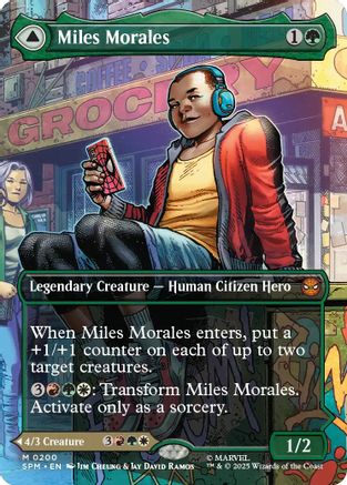 Miles Morales (0200) (Borderless) (SPM-200) - Marvel's Spider-Man Foil - for just $3.04! 