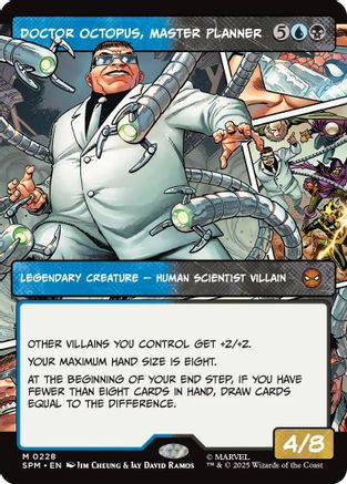 Doctor Octopus, Master Planner (Borderless) (SPM-228) - Marvel's Spider-Man Foil - for just $0.95! 