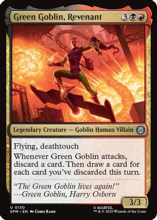 Green Goblin, Revenant (SPM-130) - Marvel's Spider-Man Foil - for just $0.05! 