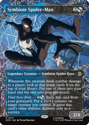 Symbiote Spider-Man (Borderless) (SPM-217) - Marvel's Spider-Man - for just $0.51! 