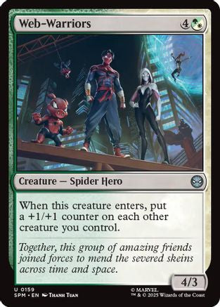 Web-Warriors (SPM-159) - Marvel's Spider-Man Foil - for just $0.04! 
