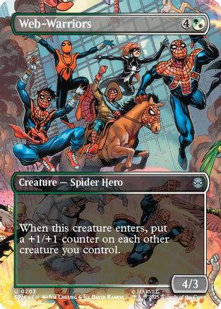 Web-Warriors (Borderless) (SPM-203) - Marvel's Spider-Man Foil - for just $0.10! 