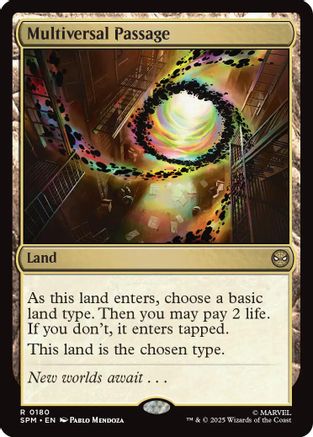 Multiversal Passage (SPM-180) - Marvel's Spider-Man Foil - for just $2.74! 