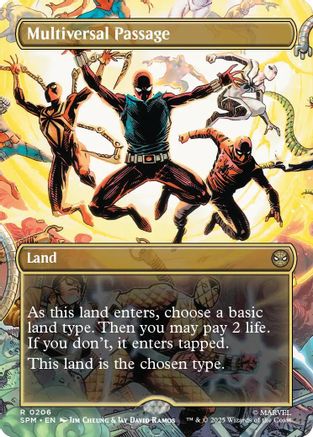Multiversal Passage (Borderless) (SPM-206) - Marvel's Spider-Man - for just $2.45! 
