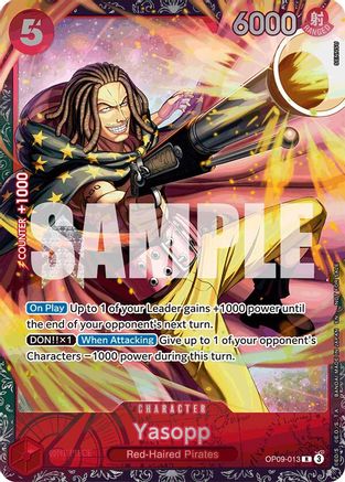 Yasopp (Championship 25-26 Offline Regionals Season 2) (OP09-013) - One Piece Promotion Cards Foil - for just $90.23! 