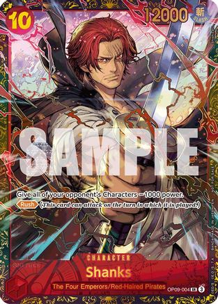 Shanks (Championship 25-26 Offline Regionals Season 2) (OP09-004) - One Piece Promotion Cards Foil - for just $483.38! 