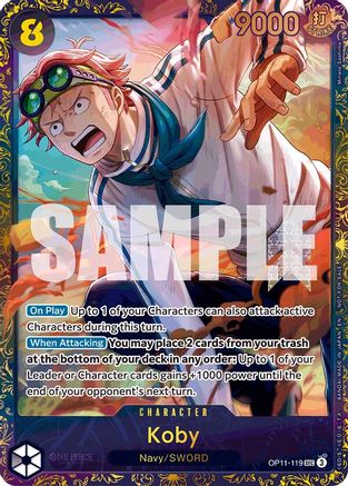 Koby (Treasure Cup August 2025) (OP11-119) - One Piece Promotion Cards Foil - for just $449.50! 