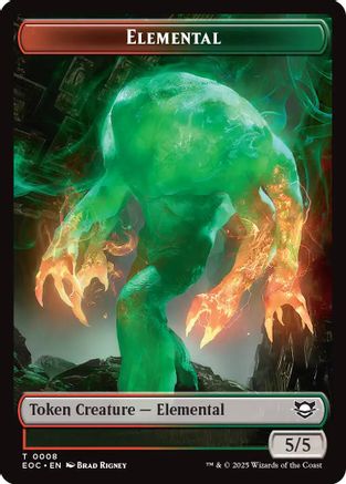 Elemental (0008) // Gnome Double-Sided Token (EOC-8 // 11) - Commander: Edge of Eternities Foil - for just $0.74! 