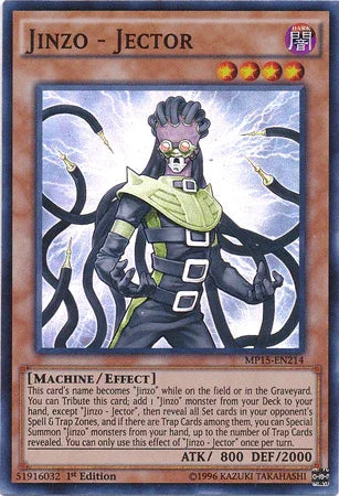 Jinzo - Jector [MP15-EN214] Super Rare - for just $0.35! 