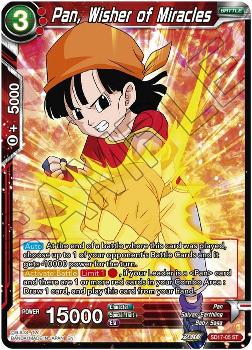Pan, Wisher of Miracles (SD17-05) [Dawn of the Z-Legends] - for just $0.10! 
