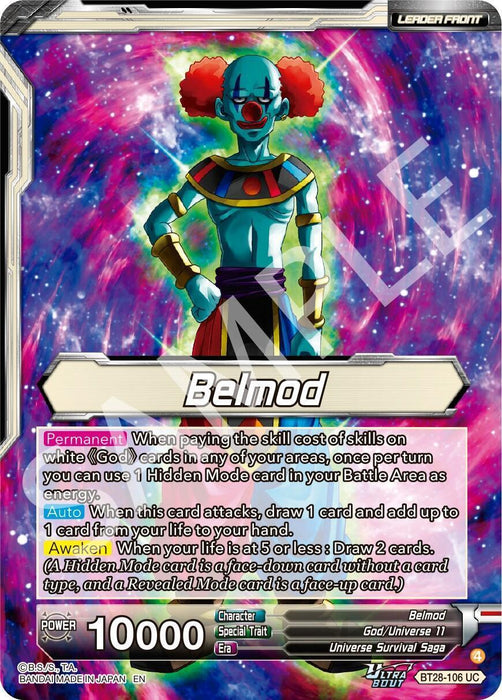Belmod // Belmod, God of Destruction (BT28-106) [Prismatic Clash] - for just $0.15! 