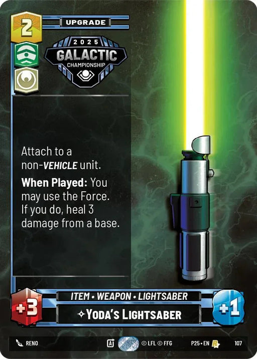 Yoda's Lightsaber (107) (107) [Organized Play Promos] - for just $0.10! 