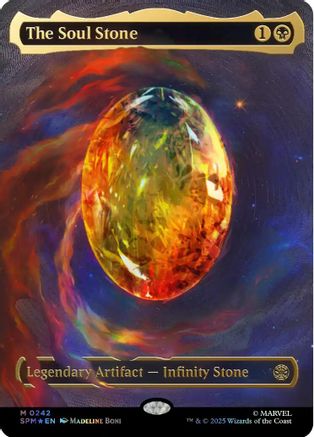 The Soul Stone (Cosmic Foil) (SPM-242) - Marvel's Spider-Man Foil - for just $9900! 