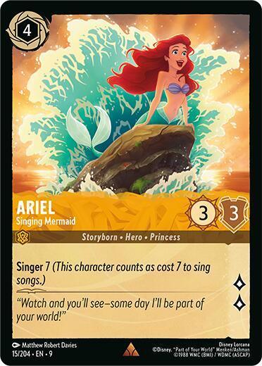 Ariel - Singing Mermaid (15/204) [Fabled] - for just $0.10! 