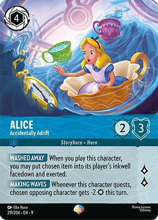 Alice - Accidentally Adrift (Epic) (210/204) - Fabled Holofoil - for just $4! 
