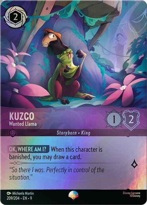 Kuzco - Wanted Llama (Epic) (209/204) [Fabled] - for just $1.95! 