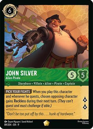 John Silver - Alien Pirate (89/204) - Fabled Cold Foil - for just $1.35! 
