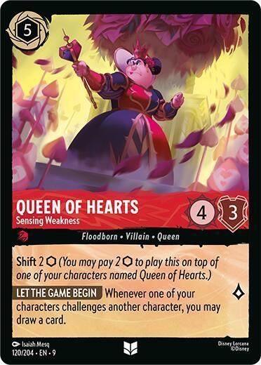 Queen of Hearts - Sensing Weakness (120/204) [Fabled] - for just $0.10! 