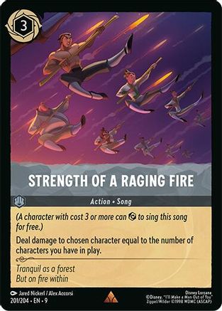 Strength of a Raging Fire (201/204) - Fabled Cold Foil - for just $1.11! 