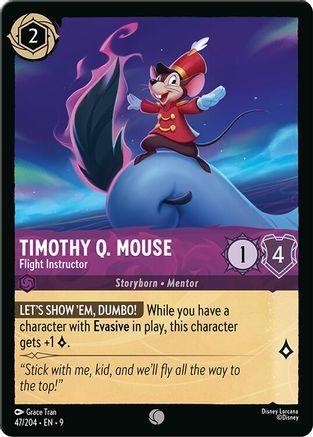 Timothy Q. Mouse - Flight Instructor (47/204) - Fabled Cold Foil - for just $0.12! 