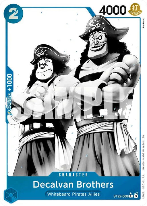 Decalvan Brothers (Parallel) [Starter Deck: Ace & Newgate] - for just $0.20! 