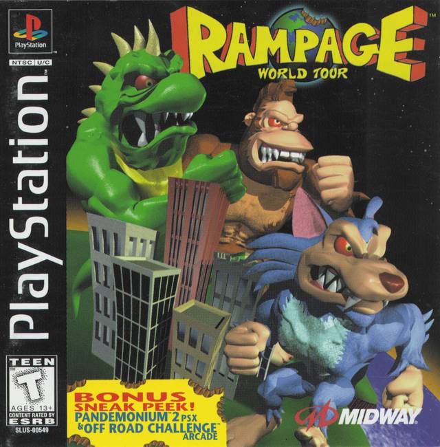 Rampage World Tour (Playstation) - for just $0! 
