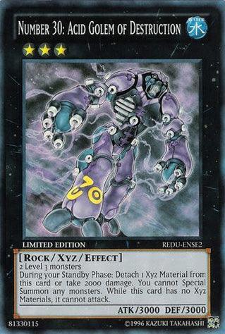 Number 30: Acid Golem of Destruction [REDU-ENSE2] Super Rare - for just $0.20! 