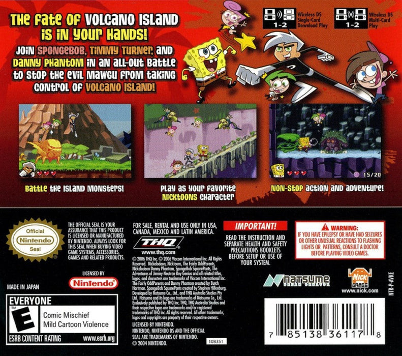Nicktoons Battle for Volcano Island – Nintendo DS (DS) - for just $7.99! 