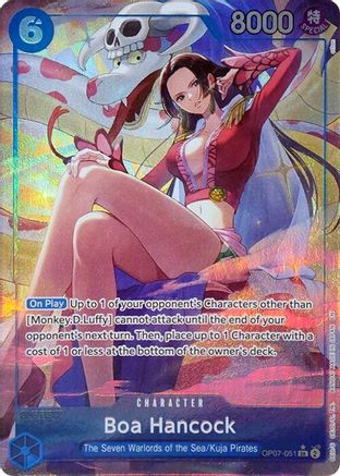 Boa Hancock (Seven Warlords of the Sea Binder Set) (Alternate Art) (OP07-051) - One Piece Promotion Cards Foil - for just $54.30! 