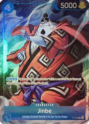 Jinbe (Seven Warlords of the Sea Binder Set) (P-030) - One Piece Promotion Cards Foil - for just $2.48! 