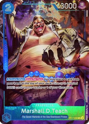 Marshall.D.Teach (Seven Warlords of the Sea Binder Set) (ST17-005) - One Piece Promotion Cards Foil - for just $6.40! 
