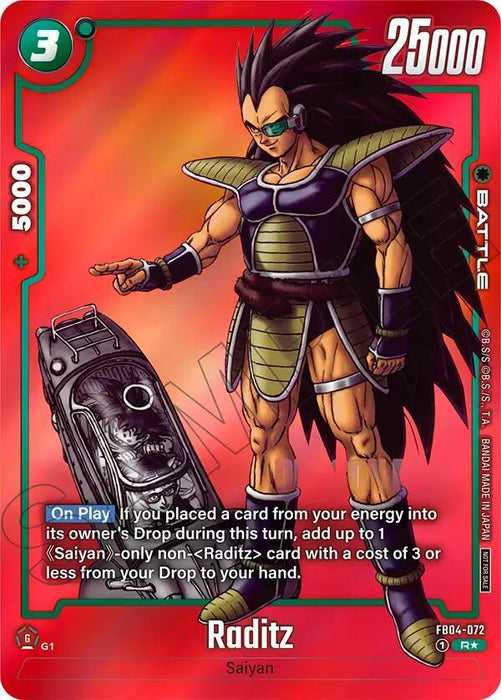 Raditz (Limited Pack MANGA Version 01) [Tournament and Championship Promos] - for just $13.15! 