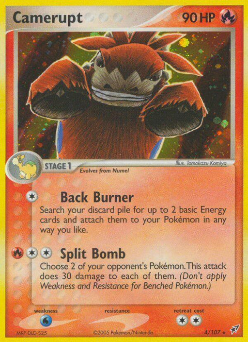 Camerupt (4/107) (Theme Deck Exclusive) [EX: Deoxys] - for just $2.75! 