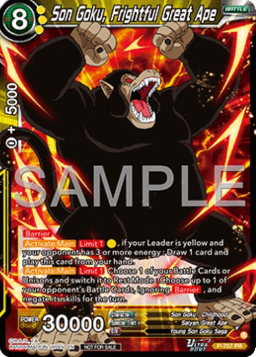 Son Goku, Frightful Great Ape (Ultra-Bout Series Tournament Pack Vol.13) (P-707) [Tournament Promotion Cards] - for just $5.80! 