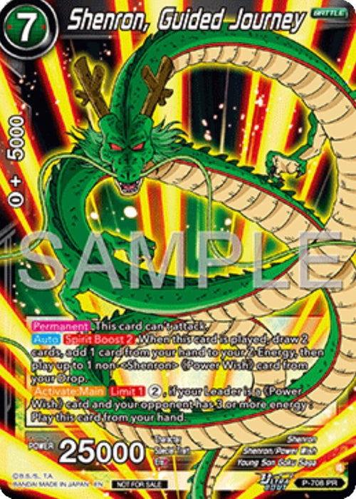 Shenron, Guided Journey (Ultra-Bout Series Tournament Pack Vol.13) (P-708) [Tournament Promotion Cards] - for just $0.35! 