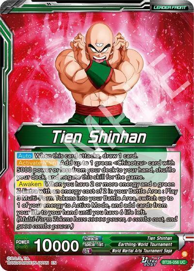 Tien Shinhan // Tien Shinhan, Return of the Mysterious Technique (SLR) (BT28-056) [Prismatic Clash] - for just $10.85! 