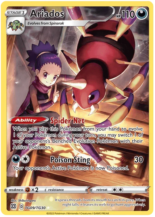 Ariados (TG09/TG30) [Sword & Shield: Brilliant Stars] - for just $1! 