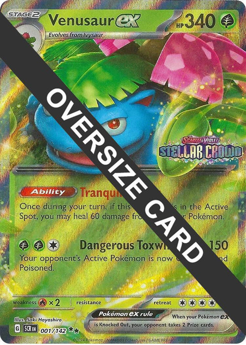 Venusaur ex (001/142) (Jumbo Card) [Miscellaneous Cards] - for just $1.40! 