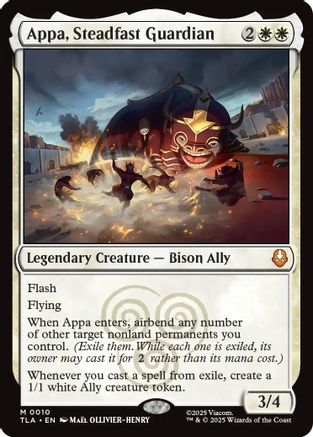 Appa, Steadfast Guardian (TLA-010) - Avatar: The Last Airbender Foil - for just $2.51! 