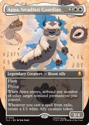 Appa, Steadfast Guardian (Borderless) (TLA-316) - Avatar: The Last Airbender - for just $4.54! 