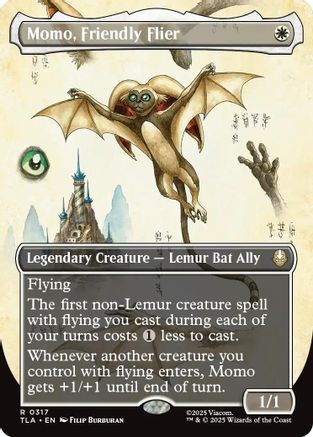 Momo, Friendly Flier (Borderless) (TLA-317) - Avatar: The Last Airbender - for just $0.61! 