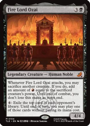 Fire Lord Ozai (TLE-104) - Avatar: The Last Airbender: Eternal-Legal - for just $0.44! 