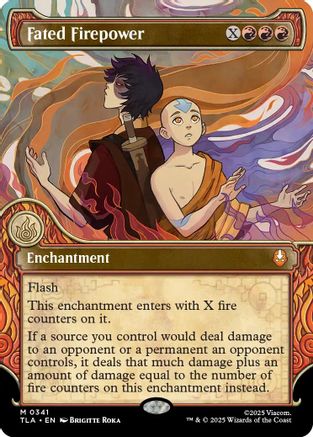 Fated Firepower (Showcase) (TLA-341) - Avatar: The Last Airbender Foil - for just $6.39! 