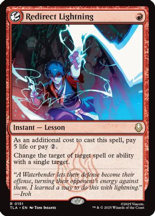Redirect Lightning (TLA-151) - Avatar: The Last Airbender Foil - for just $3.85! 