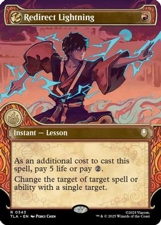Redirect Lightning (Showcase) (TLA-343) - Avatar: The Last Airbender - for just $5.26! 