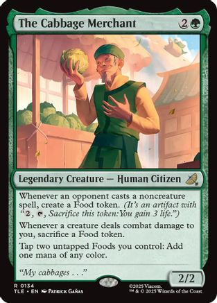 The Cabbage Merchant (TLE-134) - Avatar: The Last Airbender: Eternal-Legal Foil - for just $7.94! 