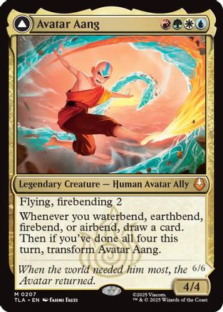 Avatar Aang (TLA-207) - Avatar: The Last Airbender Foil - for just $1.41! 