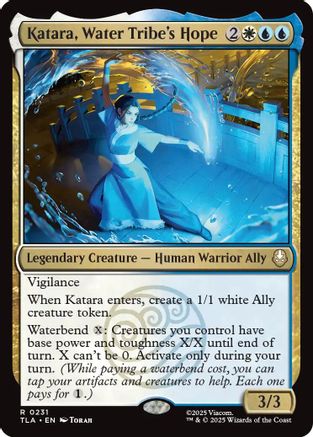 Katara, Water Tribe's Hope (TLA-231) - Avatar: The Last Airbender Foil - for just $0.13! 