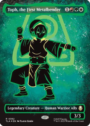 Toph, the First Metalbender (Borderless) (Neon Ink Foil) (TLA-362) - Avatar: The Last Airbender Foil - for just $218.71! 